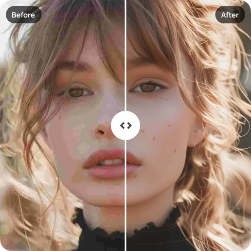 Upscale image with AI